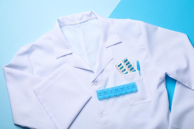 Medicine uniform healthcare Medical Workers Day top view