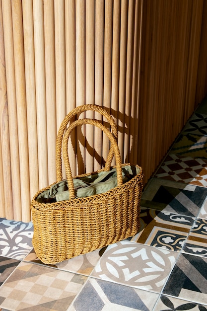 Mediterranean aesthetics bag still life