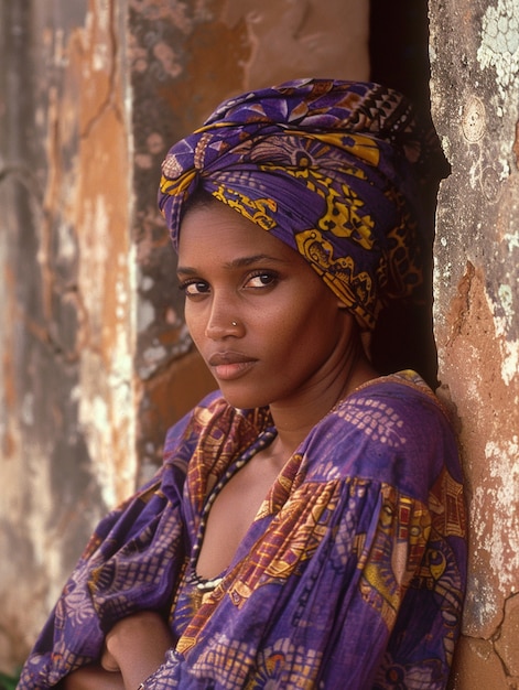 Free Photo medium shot beautiful african woman posing