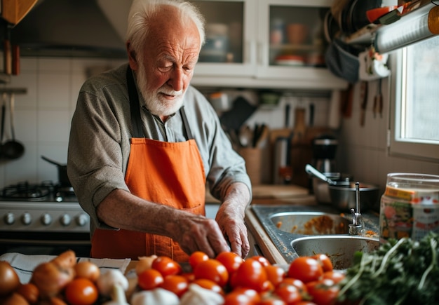 Free photo medium shot man living a healthy life