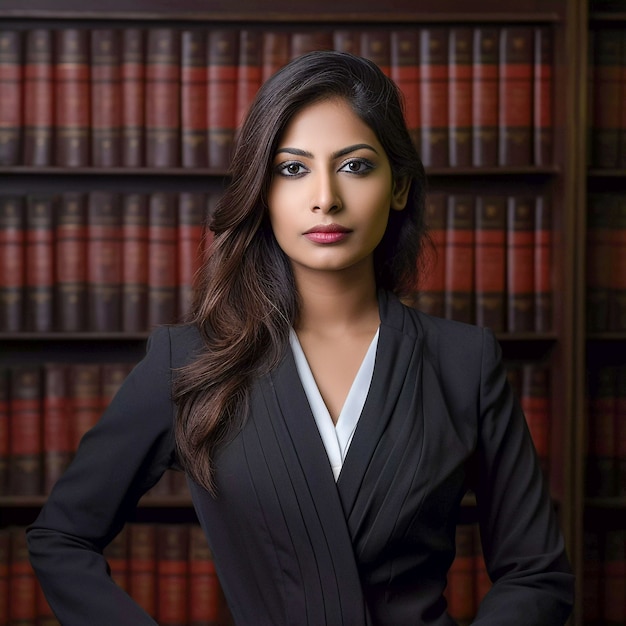 Medium shot woman working as a lawyer