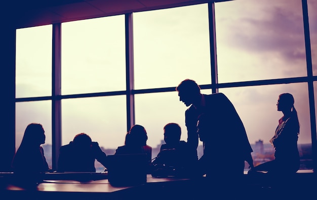 Meeting close to the window