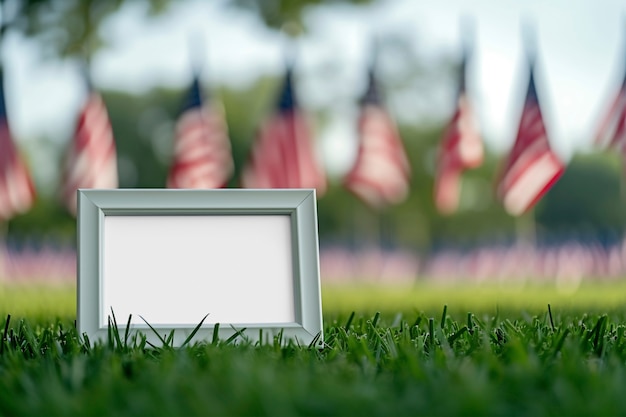 Free photo memorial day frame still life