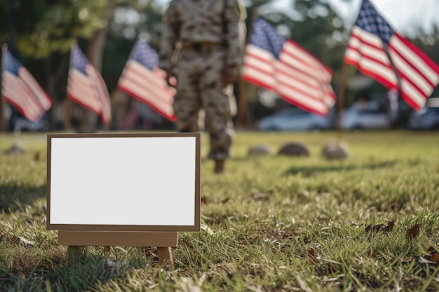 Free photo memorial day frame still life