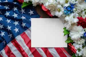 Free photo memorial day frame still life