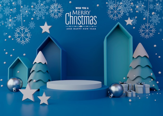 Free Photo merry christmas greetings with snowflakes