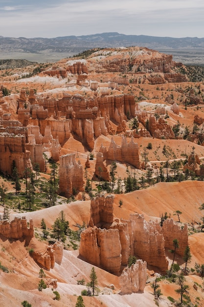 Mesmerizing shot of the Bryce Canyon National Park, USA