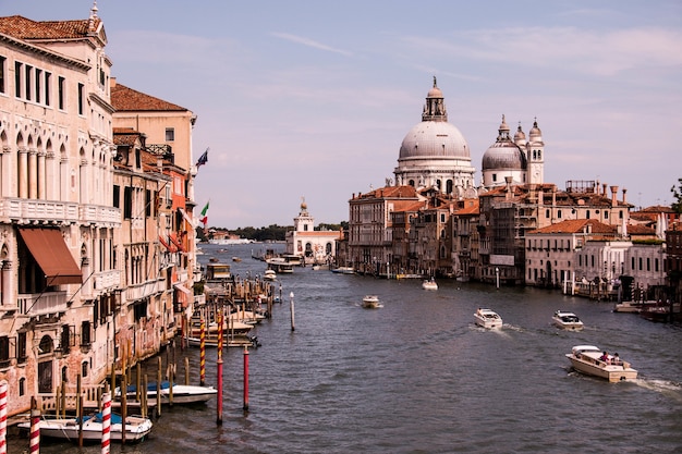 Free photo mesmerizing shot capturing the beauty of basilica di santa maria della salute venice italy