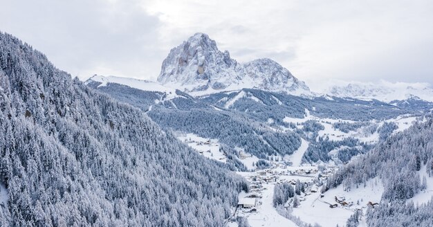 Mesmerizing view of beautiful snow-capped mountains