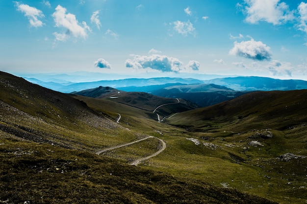 Mesmerizing view of Three Peaks Hill under a cloudy sky in Argentina