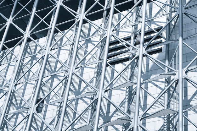 Metal facade of a building