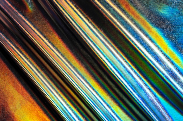 Metallic holographic background