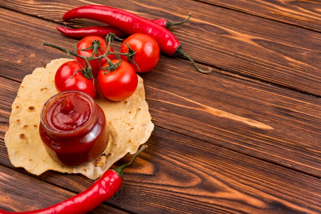 Mexican food still life