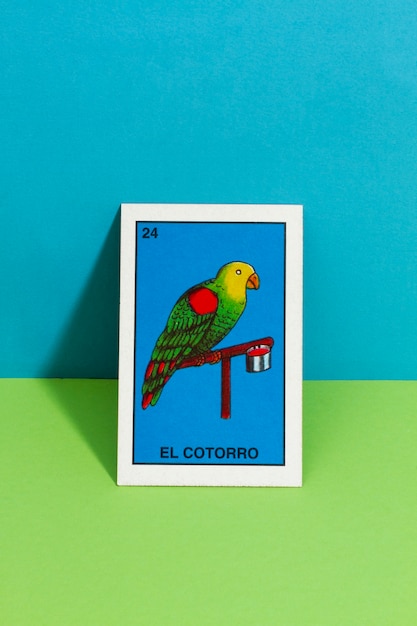 Free photo mexican traditional cards game