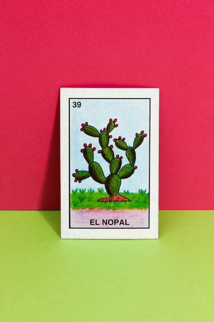 Free Photo mexican traditional cards game