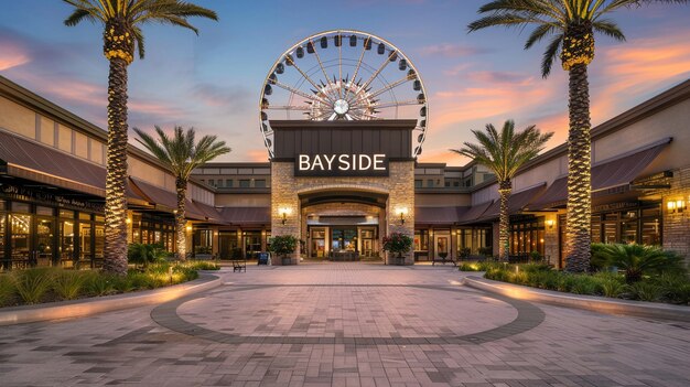 Miami bayside landscape