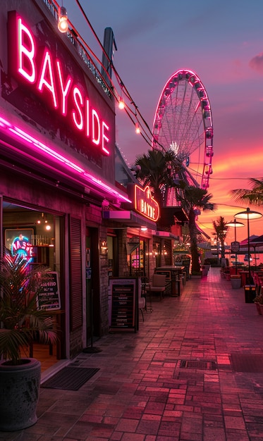 Miami bayside landscape