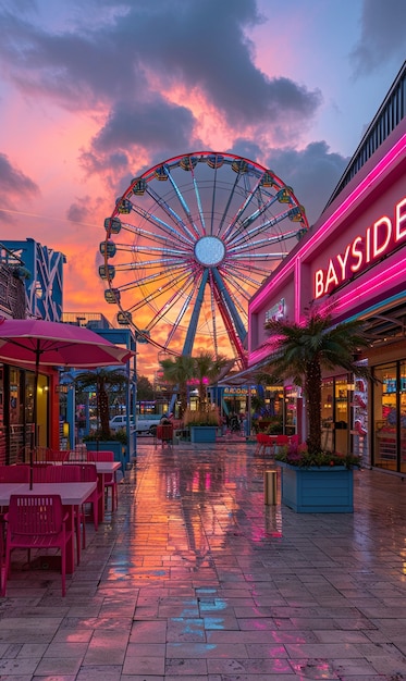 Miami bayside landscape