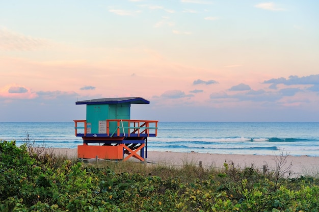 Free Photo miami south beach sunset