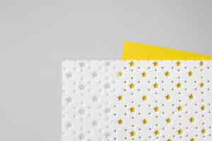 Free photo microperforated sheets arrangement still life