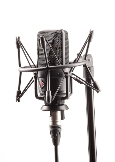 Free photo microphone in broadcasting station