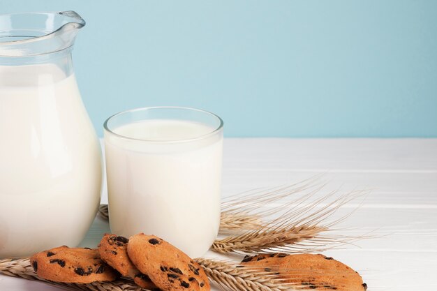 Milk and cookies for breakfast