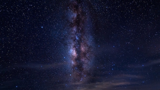 Free photo milky way galaxy at night