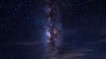 Free photo milky way galaxy at night