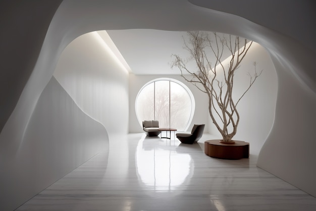 Free Photo minimal amazing interior design