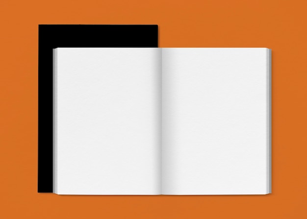 Free photo minimal book page for publishing companies