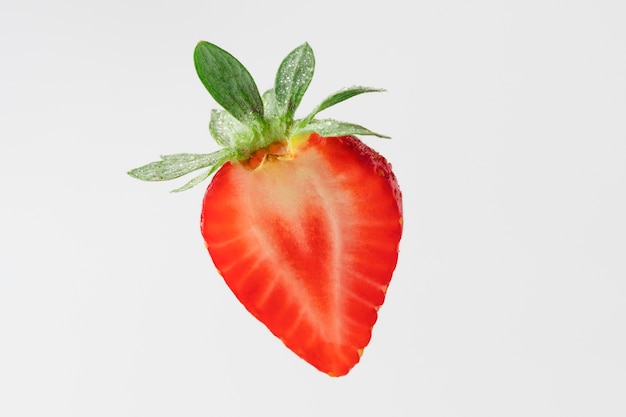 Free Photo minimal view of strawberry fruit