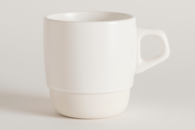 Free Photo minimal white tea cup design resource