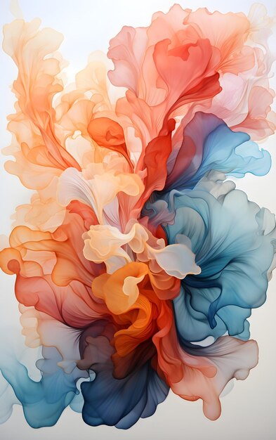 minimalist art design with simplistic fluid shapes background