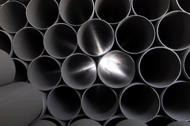 Free Photo minimalist construction pvc pipes composition