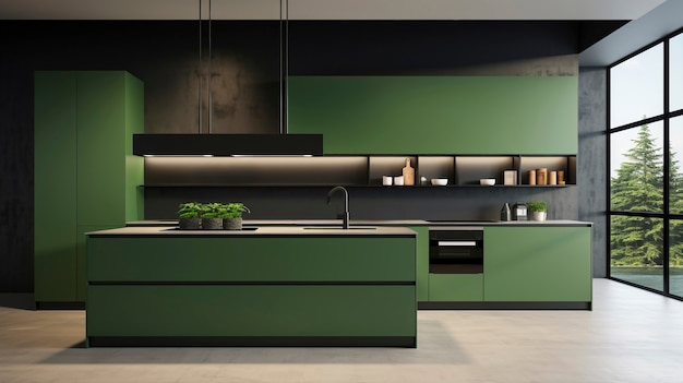 Minimalist kitchen interior design