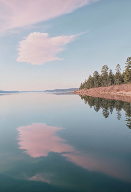 Free Photo minimalist landscape from above