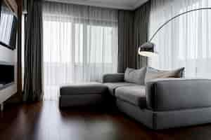 Free photo minimalistic living room design