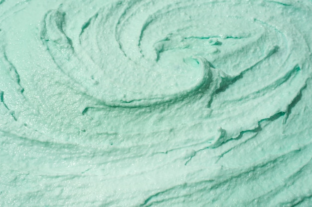 Mint ice cream texture