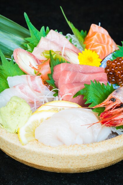 Mixed sashimi