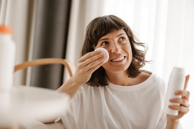 Mockup of cosmetics for woman products for makeup