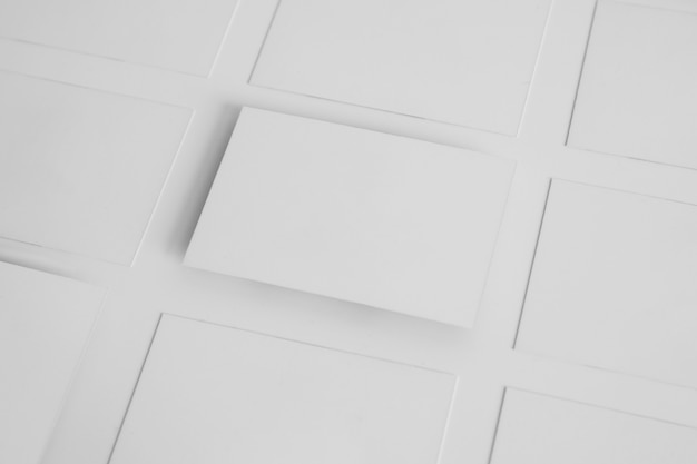 Mockup of white business cards