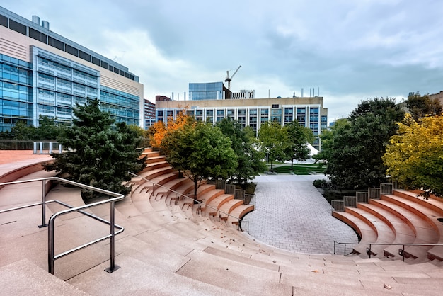 Modern amphitheater in USA