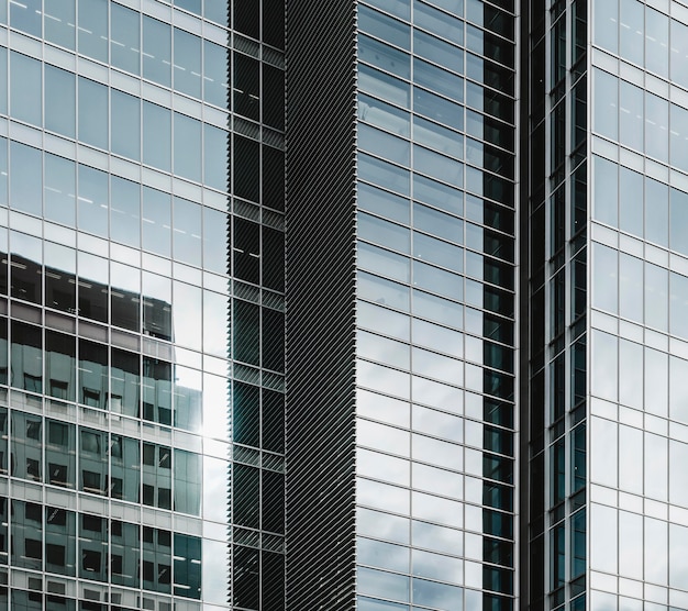 Modern apartment and office buildings in daylight