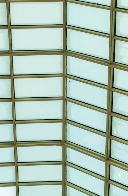 Free Photo modern design building with glass roof