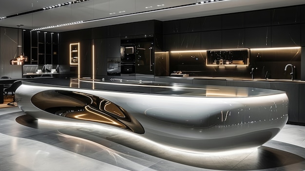 Modern kitchen interior design