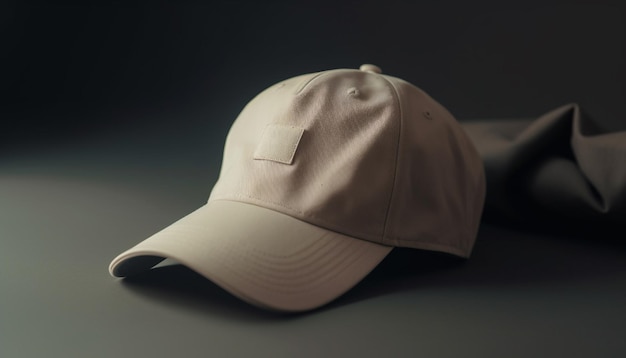 Modern military baseball cap symbolizes armed forces generated by AI