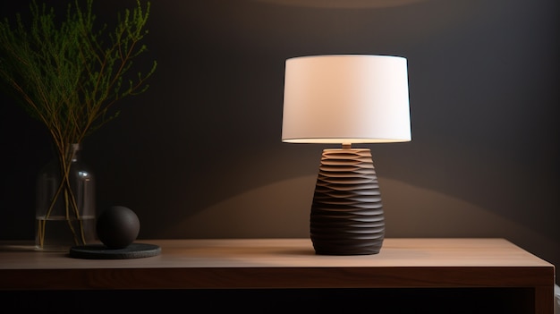 Modern photorealistic lamp design