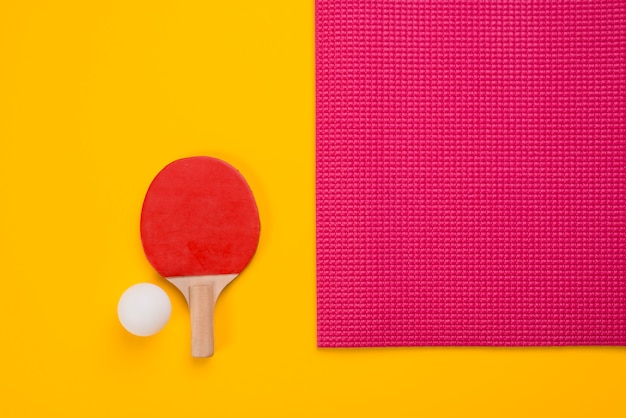 Modern sport composition with ping pong elements