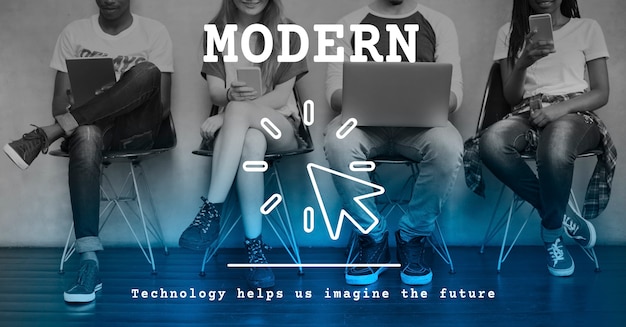 Free Photo modern technology trending innovation concept