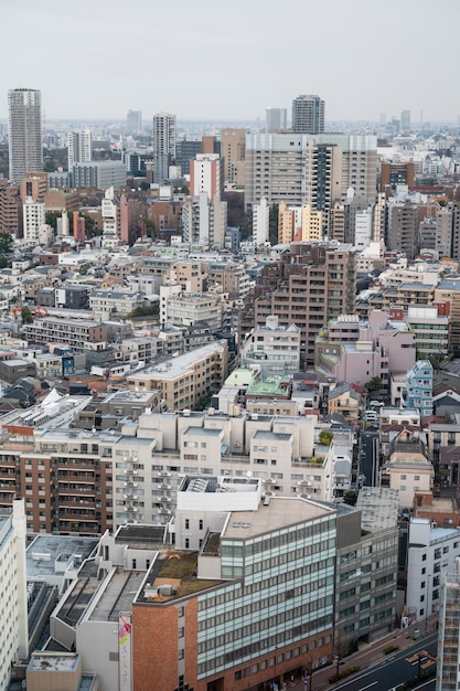 Free Photo modern tokyo street background